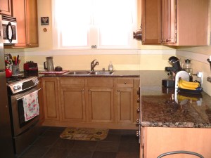 I find my kitchen to be a peaceful place in my home (when there are no dirty dishes)