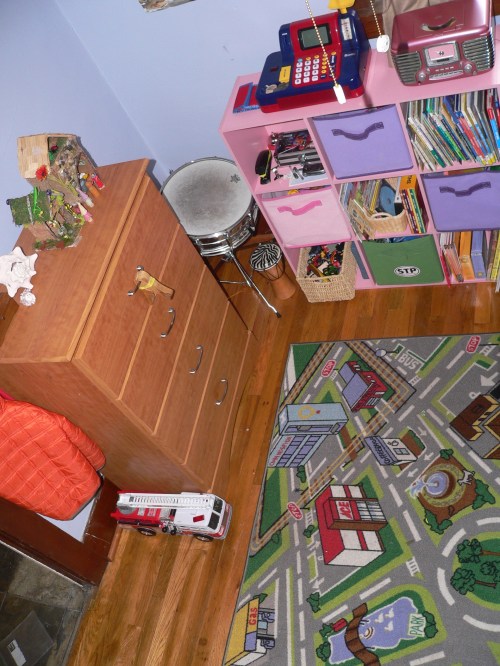 the room after much decluttering